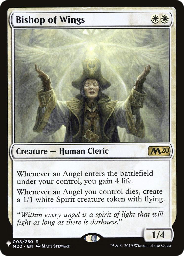 Tap to enlarge Bishop of Wings, Magic The List Reprints