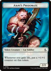 Ajani's Pridemate // Mowu [Token Foil] #2