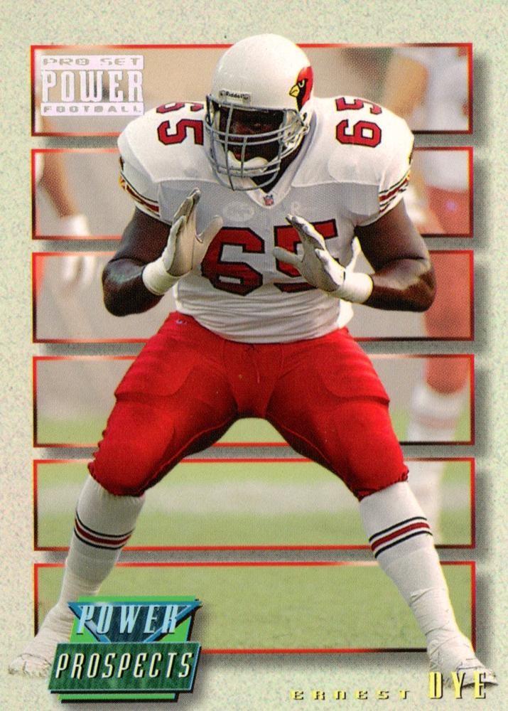 Ernest Dye #PP59 1993 Pro Set Power Update Prospects Football