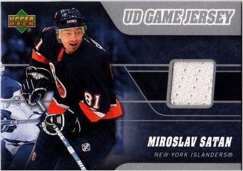 Miroslav Satan #J2-SA 2006 Upper Deck Game Jersey Hockey