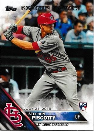 Stephen Piscotty #US119 Baseball Cards 2016 Topps Update