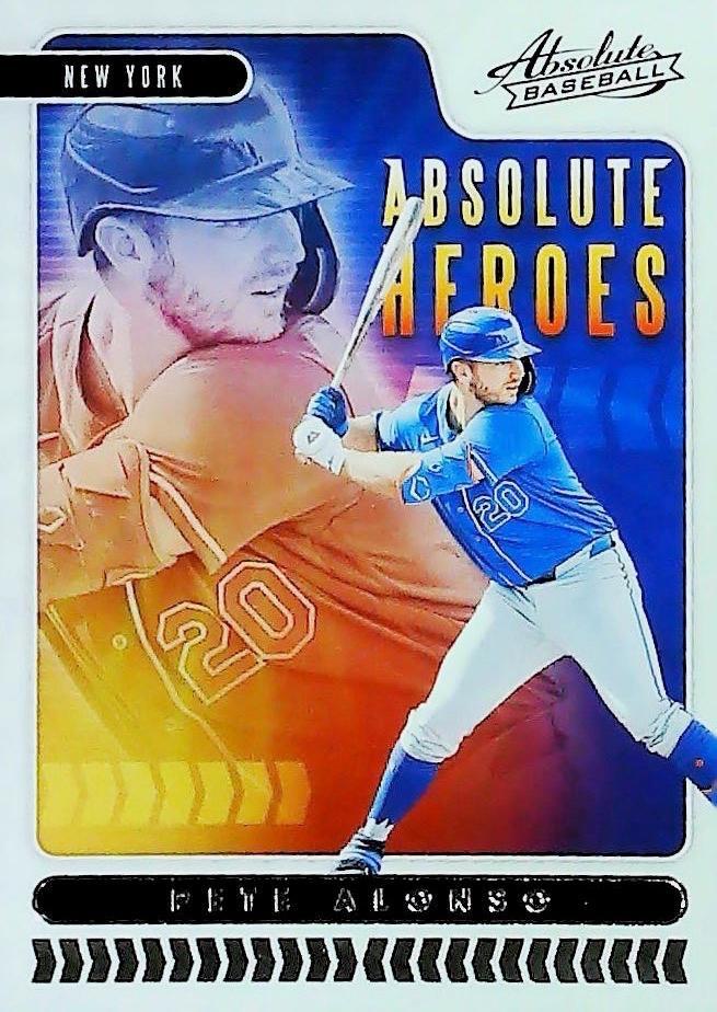 Pete Alonso #AH3 Baseball Cards 2020 Panini Absolute Heroes