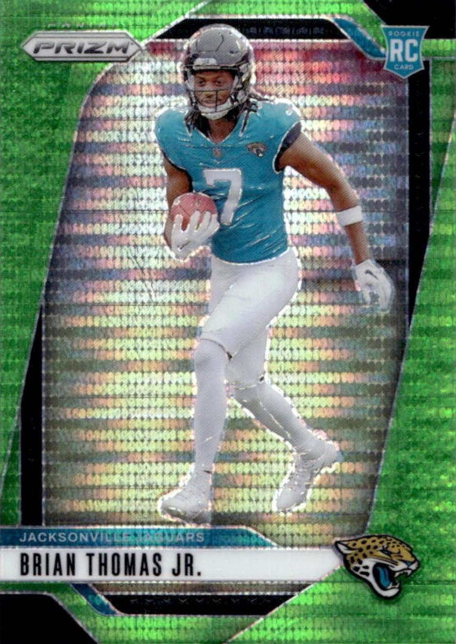 Brian Thomas Jr. [Neon Green Pulsar] #314 Prices | 2024 Panini