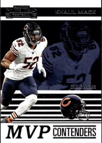 Khalil Mack #MVP-KM Football Cards 2019 Panini Contenders MVP Contenders