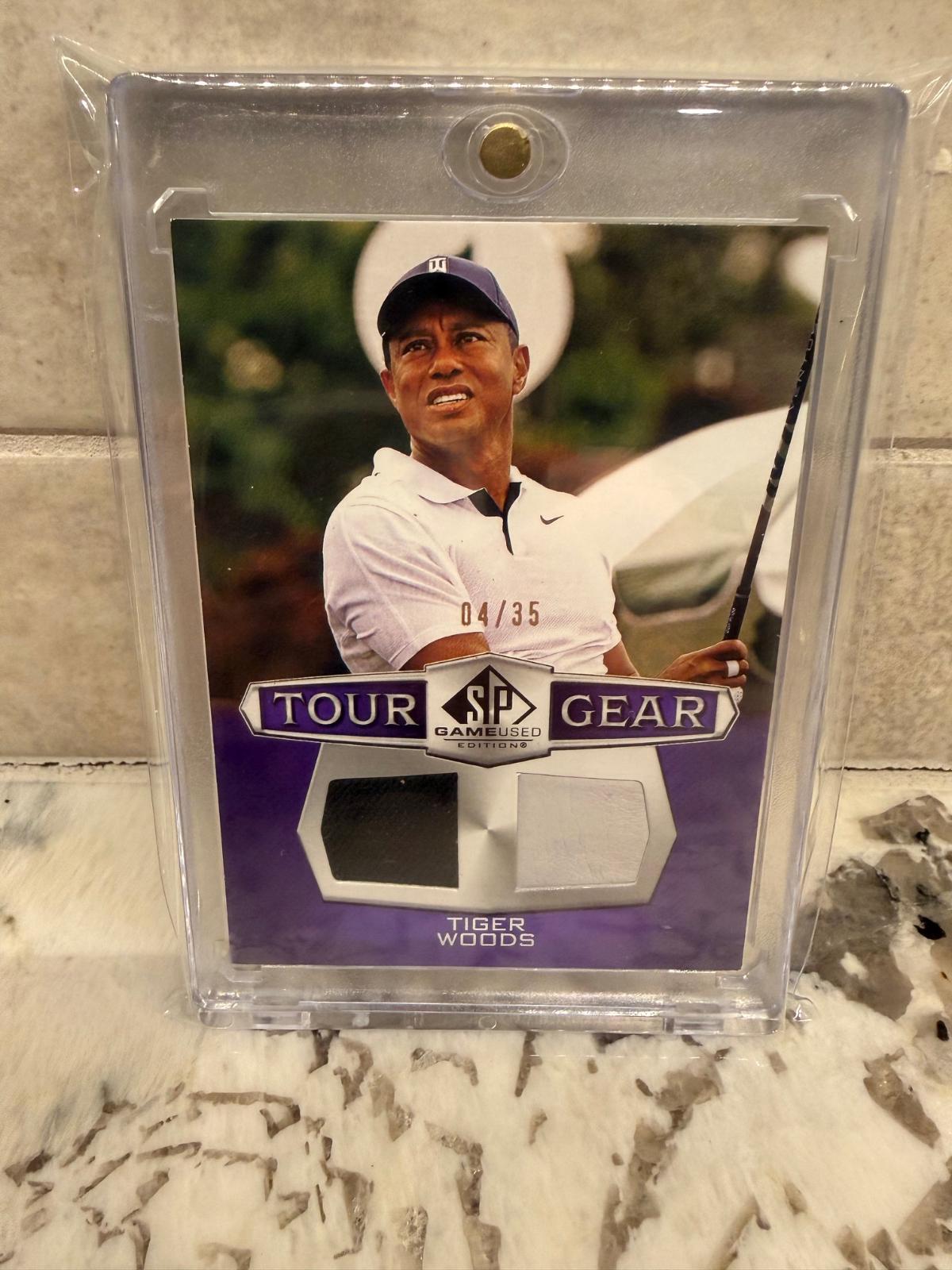 Tiger Woods #TG-TW 2021 Sp Game Used Tour Gear Golf