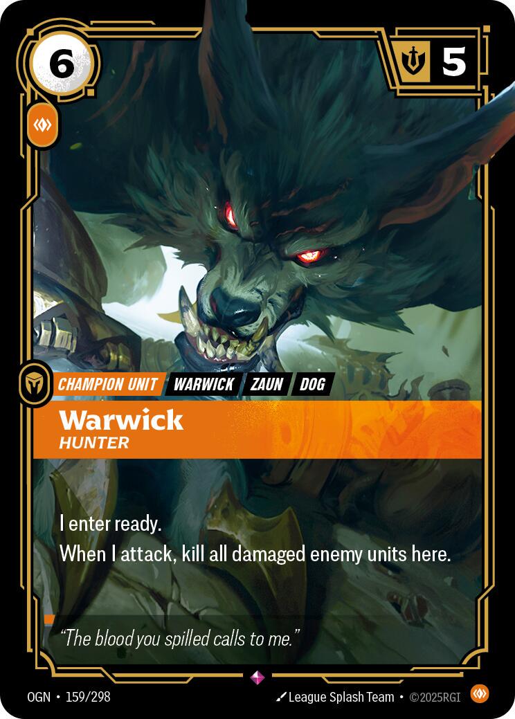 Warwick - Hunter front