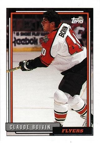 Claude Boivin #427 Hockey Cards 1992 Topps
