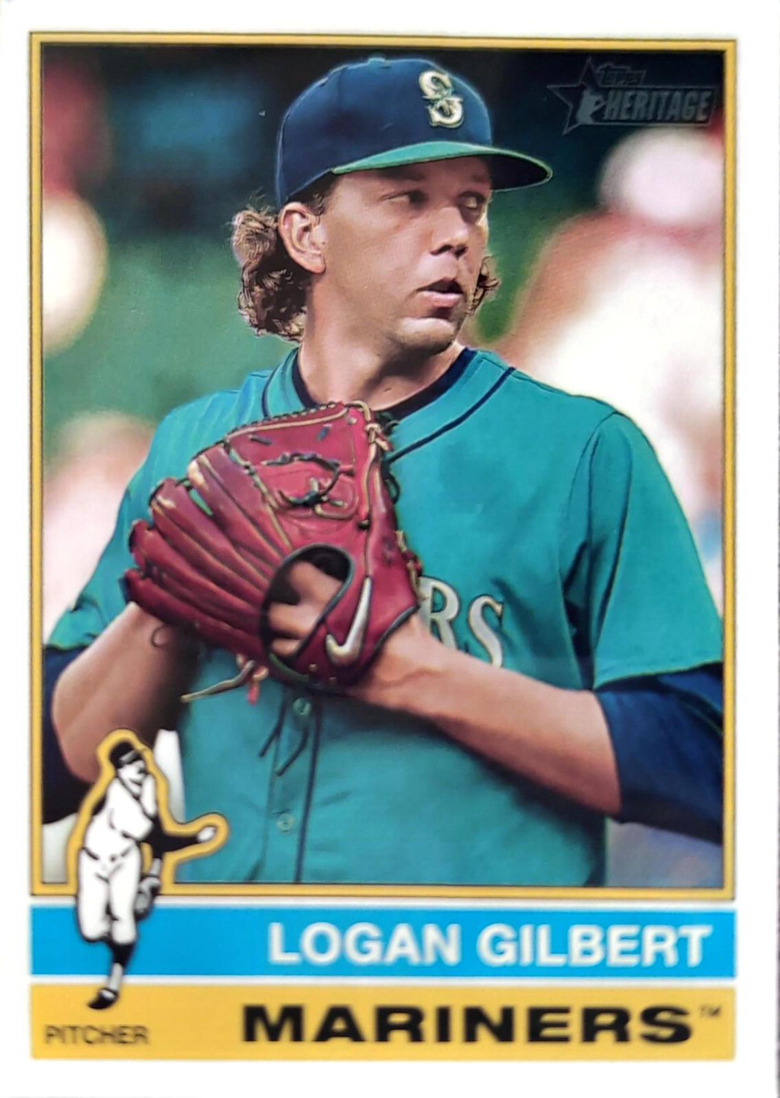 Logan Gilbert #492 Baseball Cards 2025 Topps Heritage