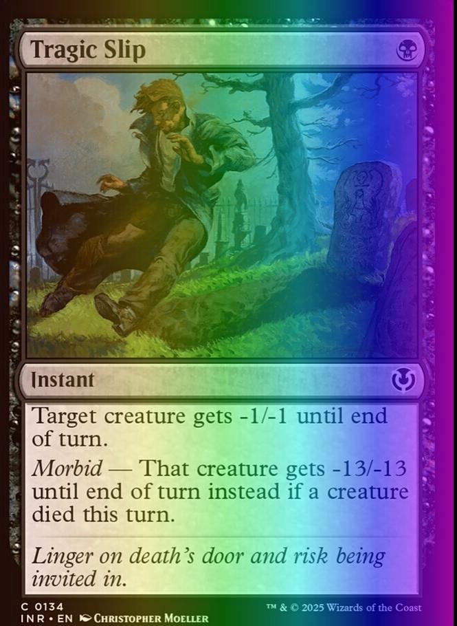 Tragic Slip [Foil] (Magic Innistrad Remastered)