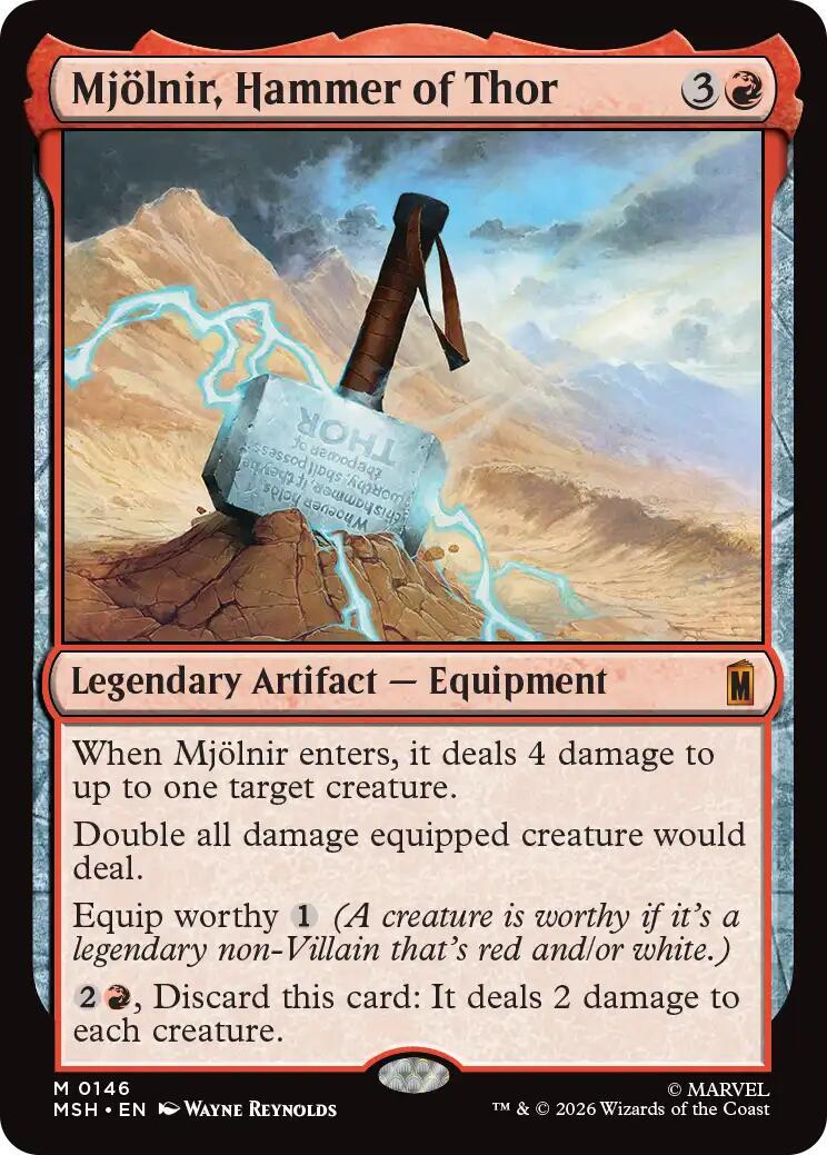 Mjolnir, Hammer of Thor (Magic Marvel Super Heroes)