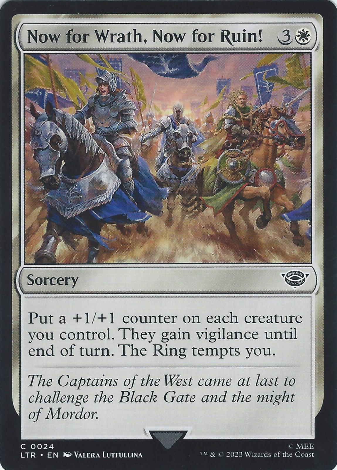 Now for Wrath, Now for Ruin! #24 Magic Lord of the Rings