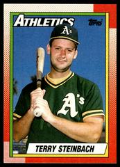 Terry Steinbach #145 Baseball Cards 1990 Topps Prices