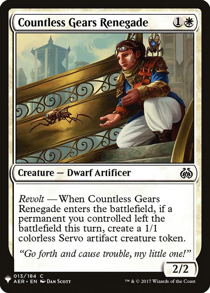 Countless Gears Renegade #13 Magic The List Reprints