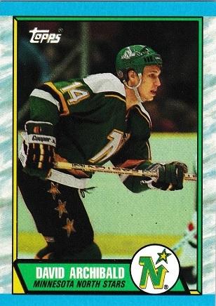Dave Archibald #10 Hockey Cards 1989 Topps
