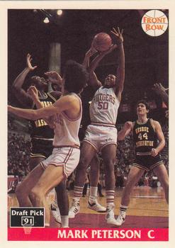 Mark Peterson #81 1991 Front Row Italian English Basketball