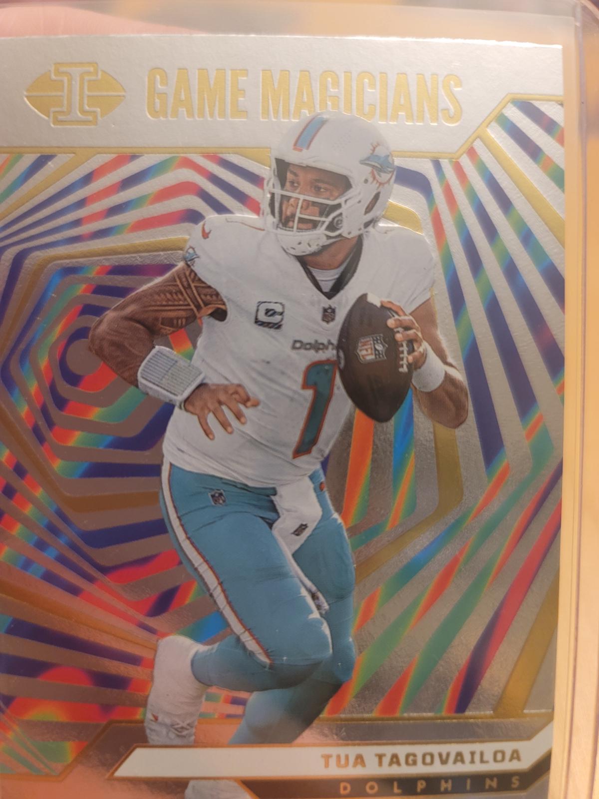 Tua Tagovailoa #7 Football Cards 2024 Panini Illusions Game Magicians