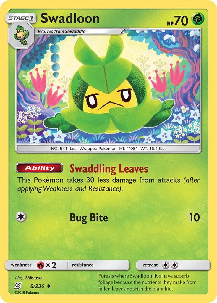 Swadloon #8 Pokemon Unified Minds