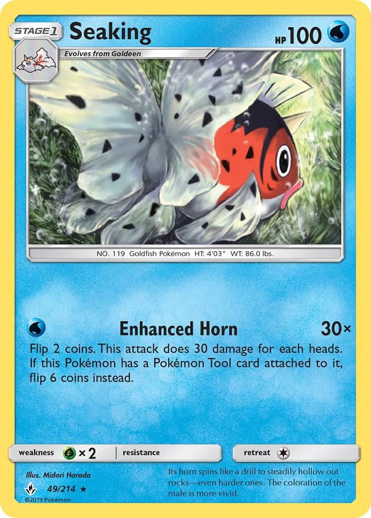Seaking #49 Pokemon Unbroken Bonds