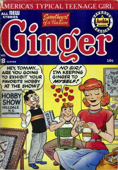 Ginger #8 (1953) Comic Books Ginger