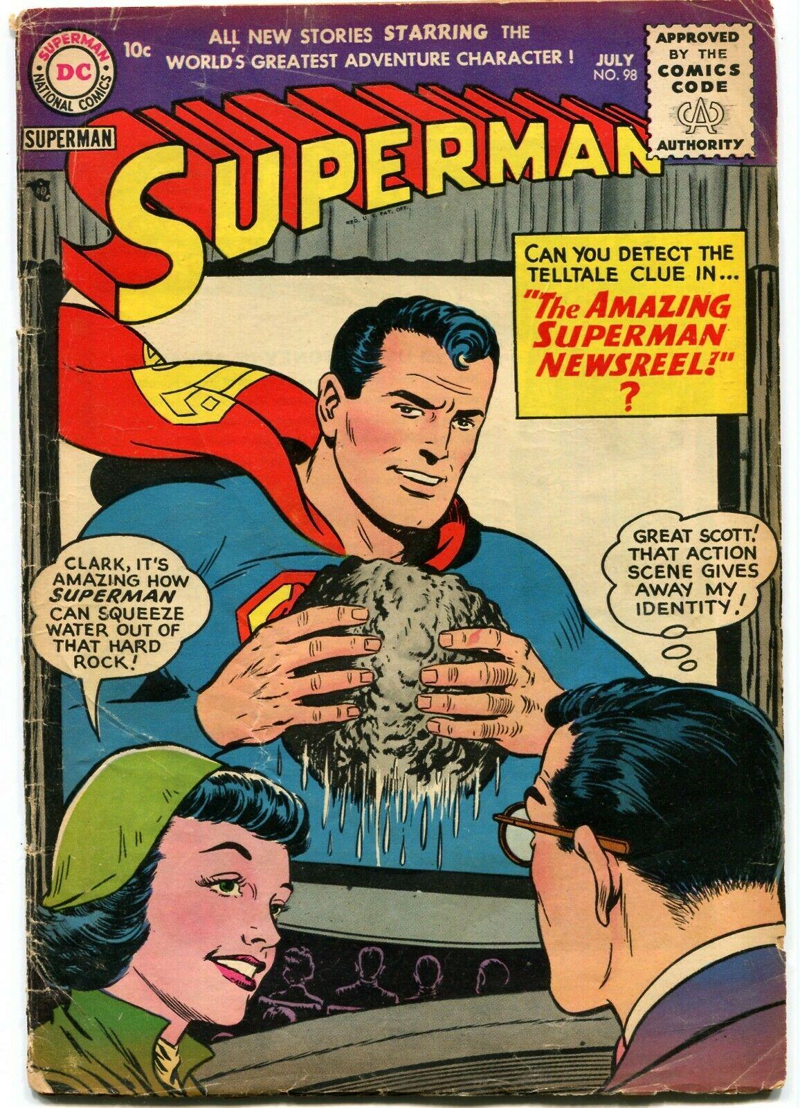Superman #98 (1955) Comic Books Superman