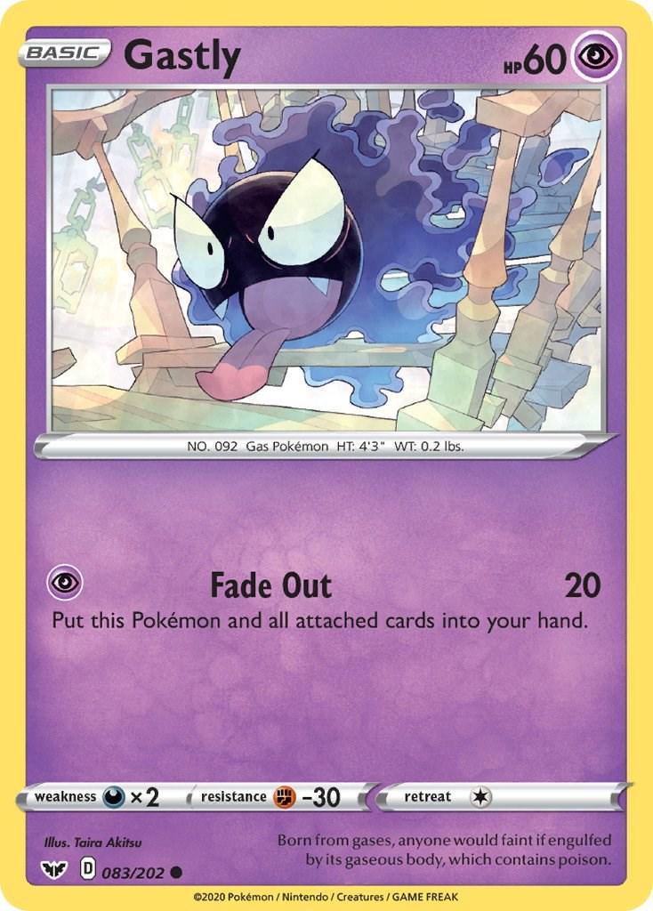 Gastly #83 Pokemon Sword & Shield