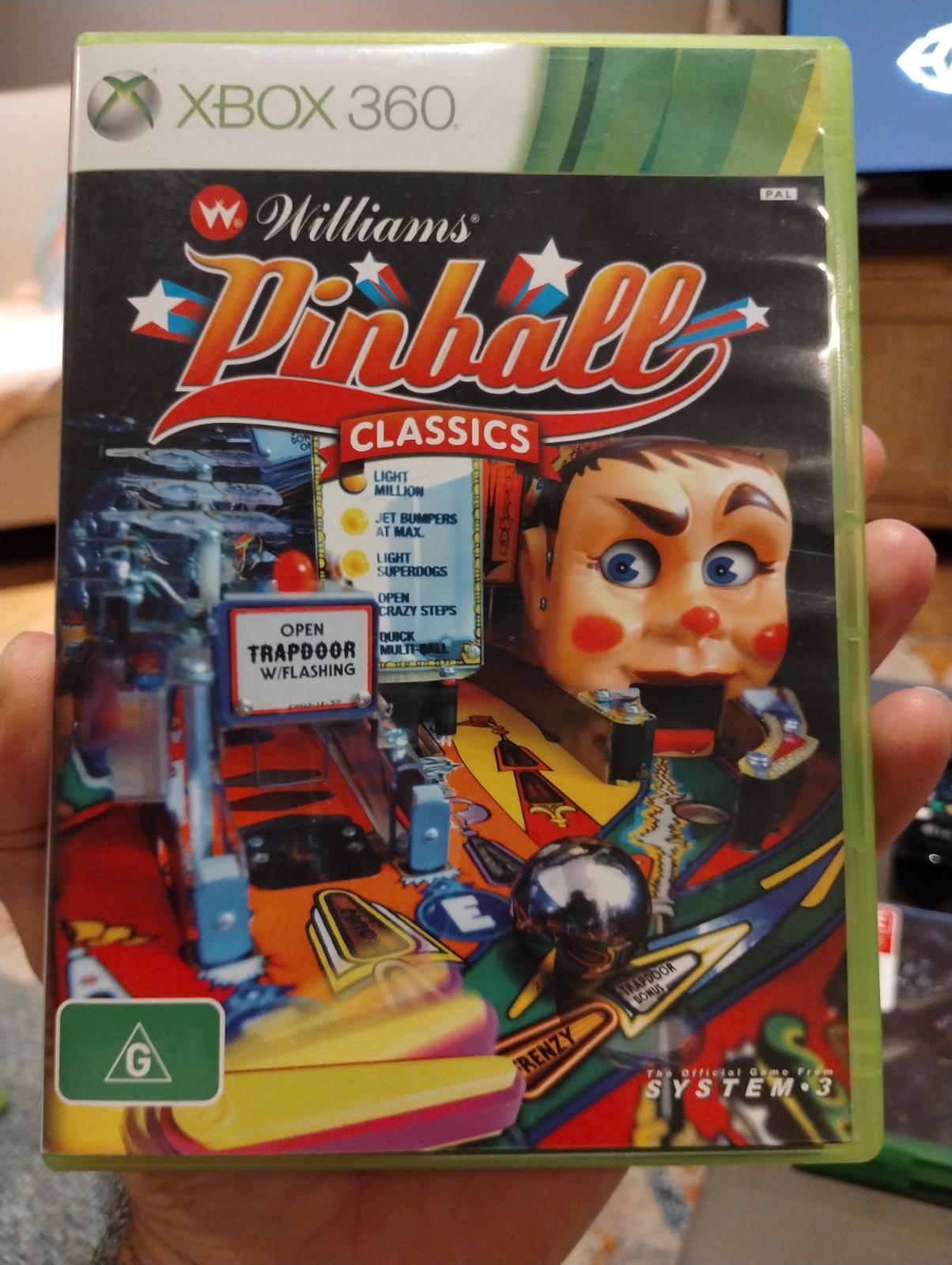 William's Pinball Classics PAL Xbox 360