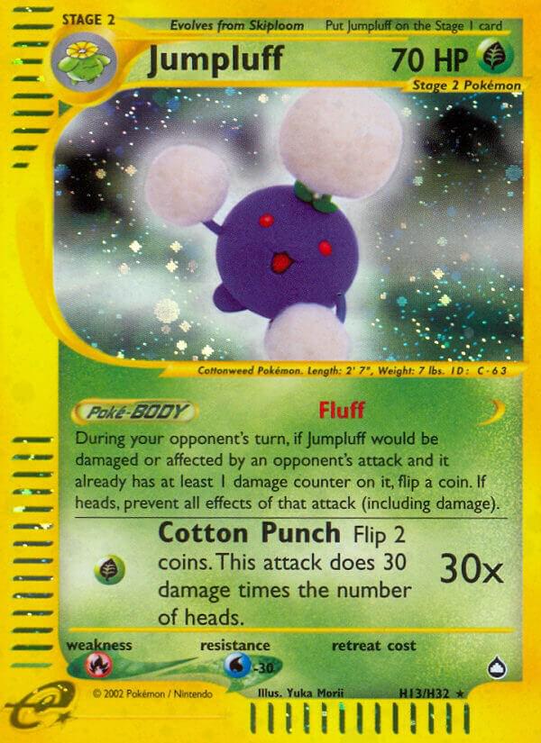 Jumpluff #H13 Pokemon Aquapolis