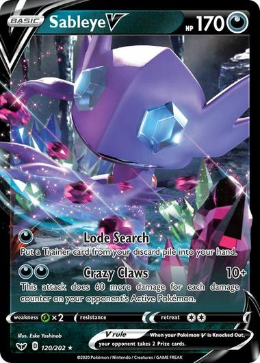 Sableye V #120 Cover Art