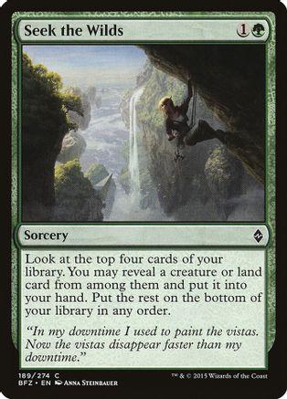 Seek the Wilds Magic Battle for Zendikar