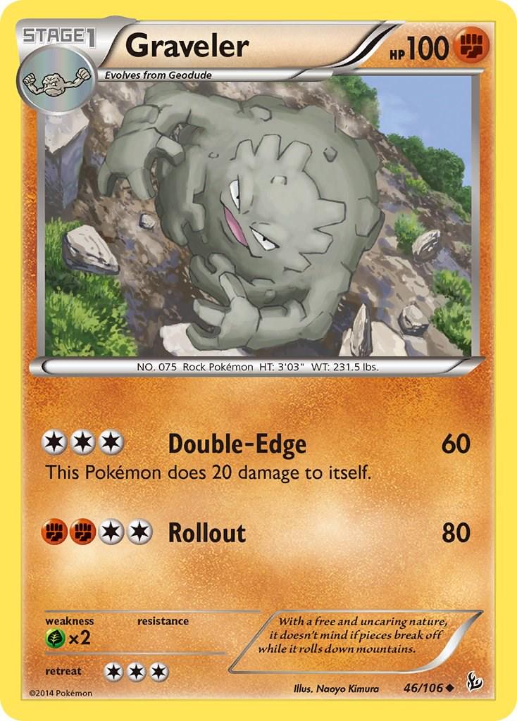 Graveler #46 Pokemon Flashfire