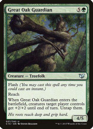 Great Oak Guardian Magic Commander 2015