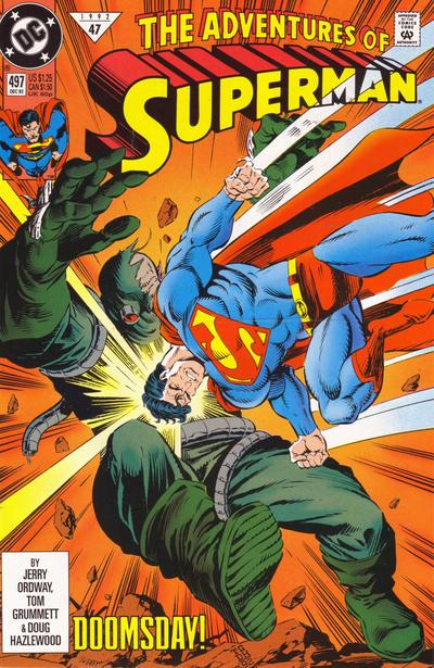 Adventures of Superman #497 (1992) Comic Books Adventures of Superman