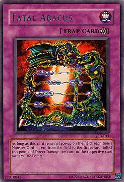 Fatal Abacus LOD-011 YuGiOh Legacy of Darkness