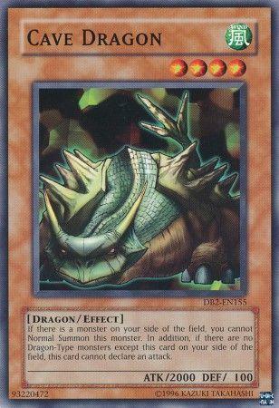 Cave Dragon DB2-EN155 YuGiOh Dark Beginning 2