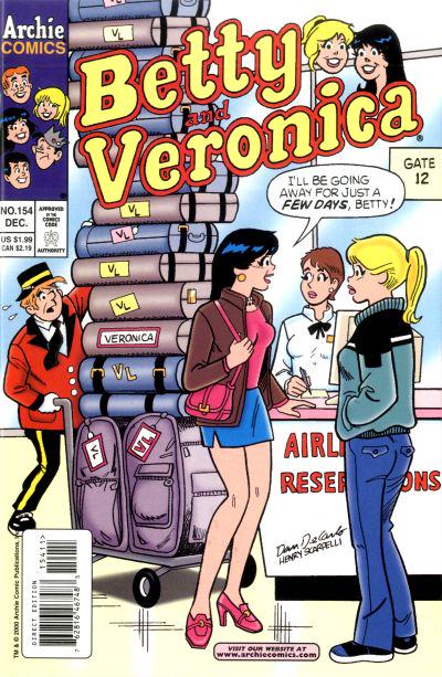 Betty and Veronica #154 (2000) Comic Books Betty and Veronica