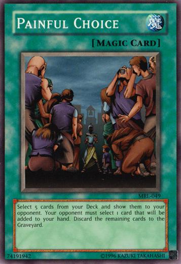 Painful Choice MRL-049 YuGiOh Magic Ruler