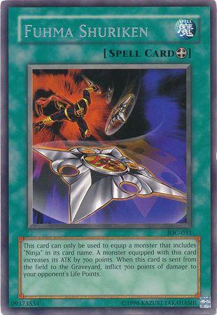 Fuhma Shuriken IOC-031 YuGiOh Invasion of Chaos