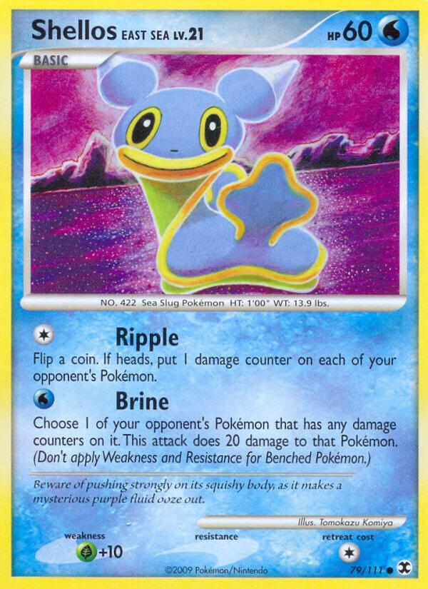 Shellos East Sea #79 Pokemon Rising Rivals