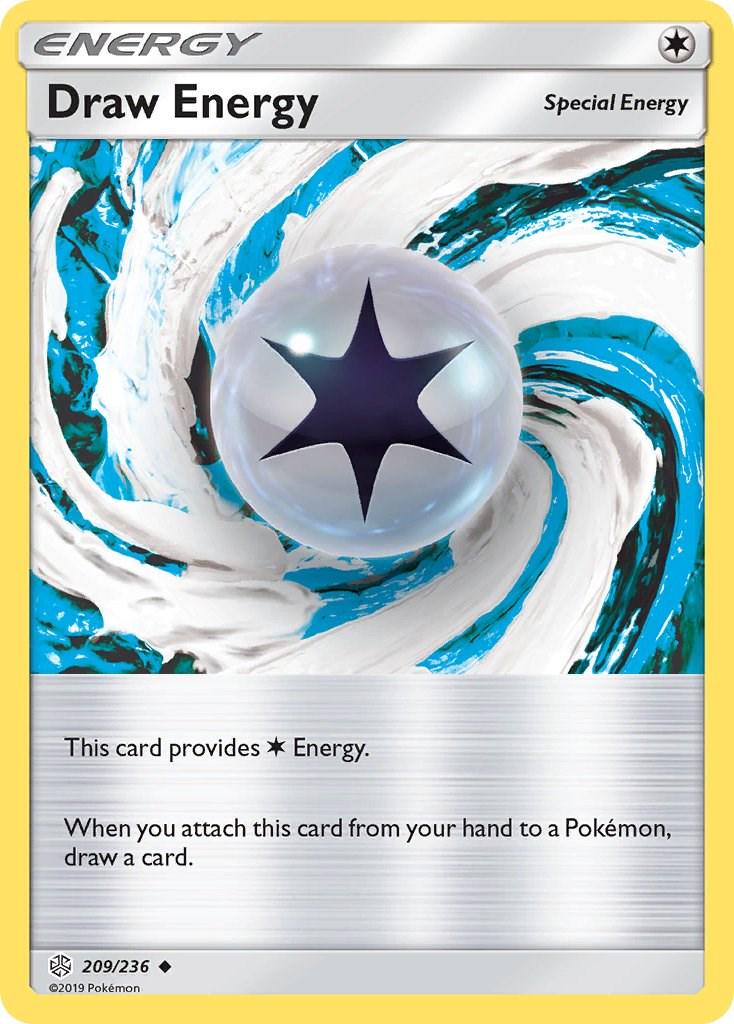 Draw Energy #209 Pokemon Cosmic Eclipse