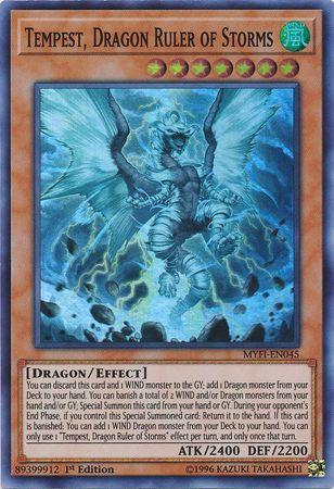 Tempest, Dragon Ruler of Storms MYFI-EN045 YuGiOh Mystic Fighters