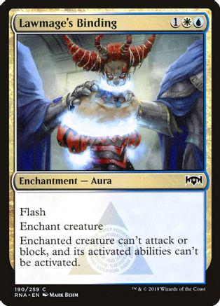 Lawmage's Binding #190 Magic Ravnica Allegiance