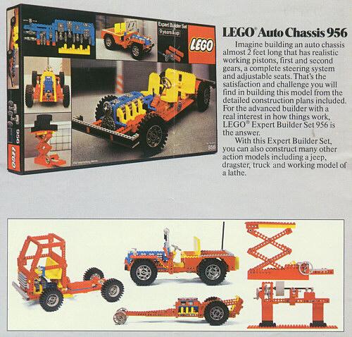 Auto Chassis #956 LEGO Technic