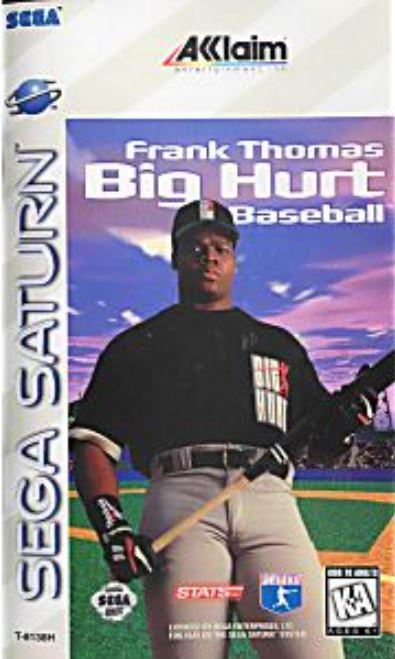 Frank Thomas Big Hurt Baseball Sega Saturn
