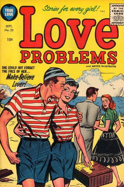 True Love Problems and Advice Illustrated #35 (1955) Comic Books True Love Problems and Advice Illustrated