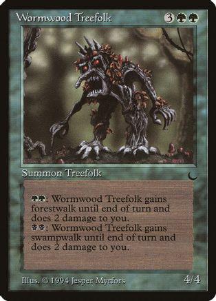 Wormwood Treefolk Magic The Dark