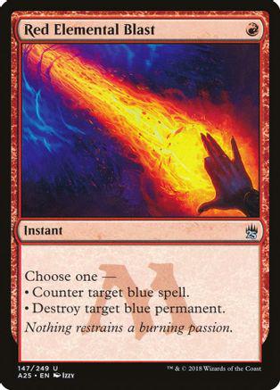 Red Elemental Blast Magic Masters 25