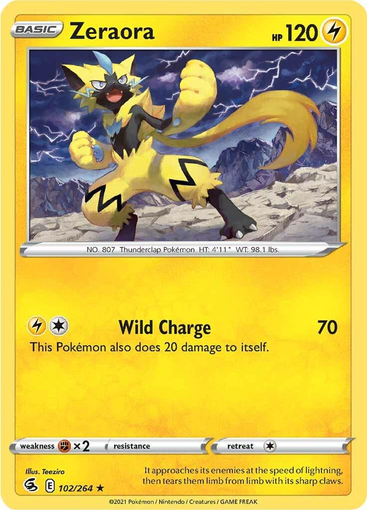 Zeraora #102 Pokemon Fusion Strike