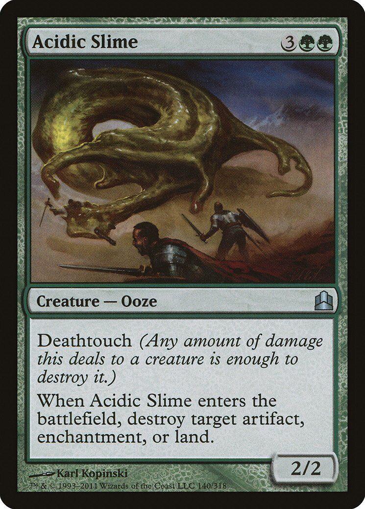 Acidic Slime Magic Commander