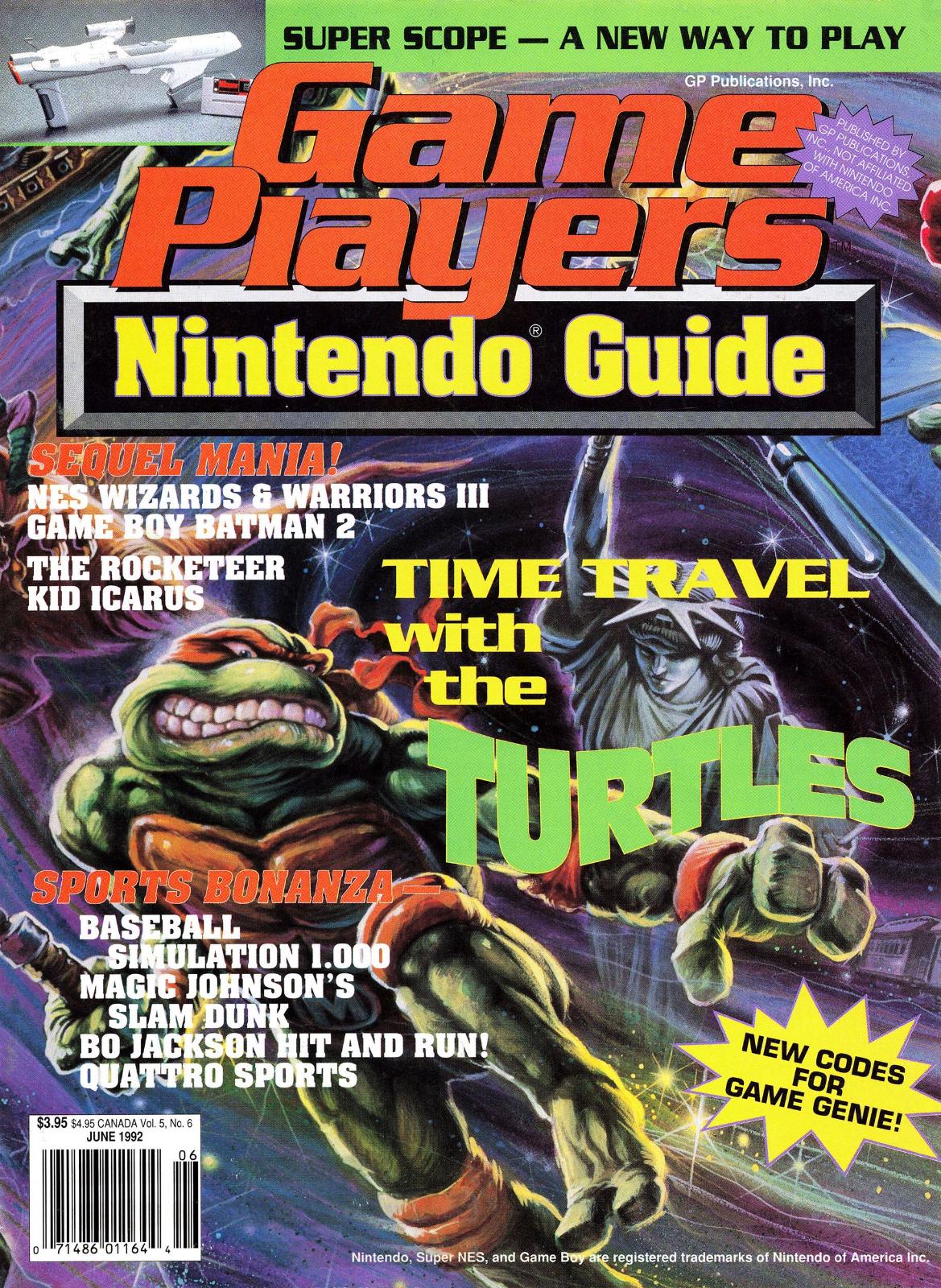 Game Player's Nintendo Guide June 1992 Strategy Guide