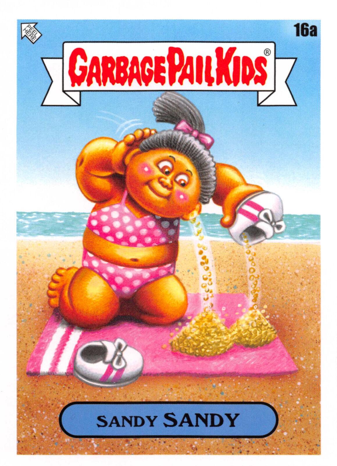 Sandy SANDY #16a Garbage Pail Kids Go on Vacation